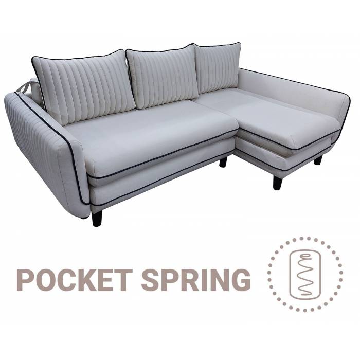 Угловой диван «Кант люкс» (2МL/R.6R/)