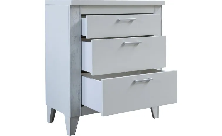 Комод «Амадей» П6.635.1.16 - слоновая кость с серебром