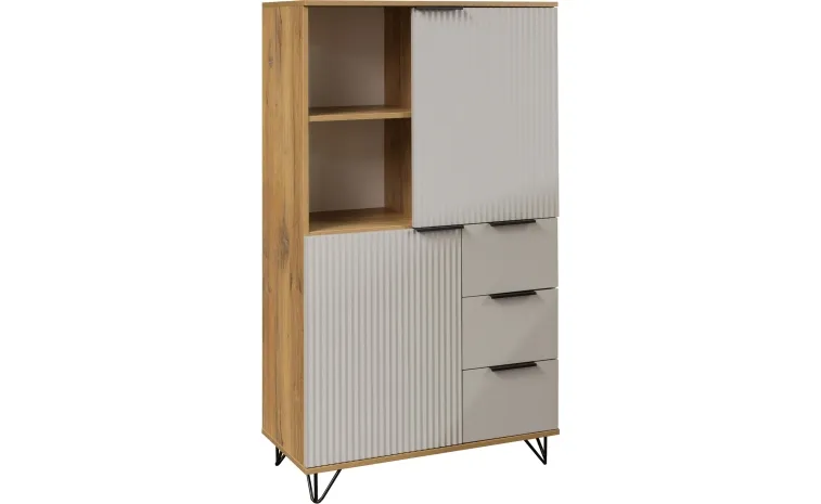 Шкаф «Рокси» П6.948.0.06 - пепел софт+дуб нокс