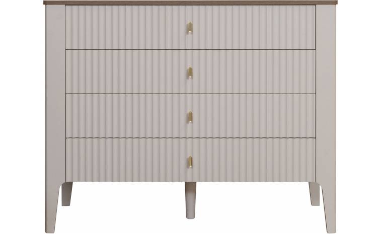 Комод «Шарли» П6.116.1.02 - шарли керамика + жемчужный сатин