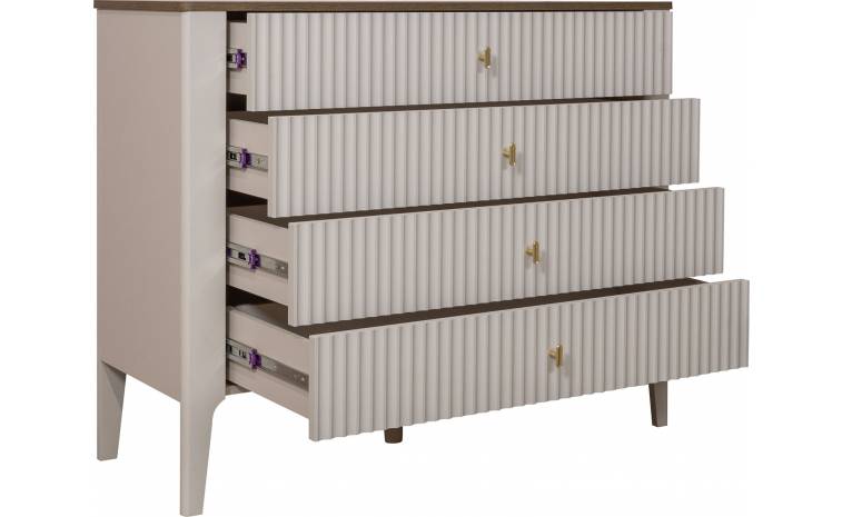 Комод «Шарли» П6.116.1.02 - шарли керамика + жемчужный сатин