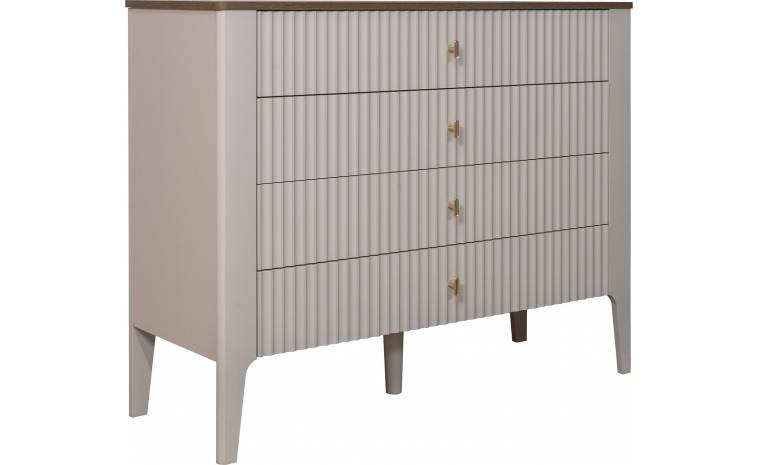 Комод «Шарли» П6.116.1.02 - шарли керамика + жемчужный сатин