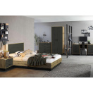 камень серый/дуб вотан/чёрный