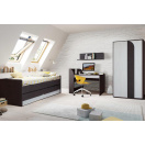 Дуб Бордо лайт + Металл Бруклин