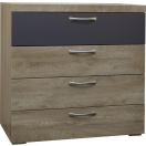 Дуб тобакко синхро + Шагрень графит