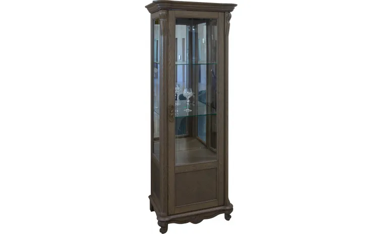 Шкаф-витрина «Алези» П1.350.0.08 (П350.08) - дуб сахара