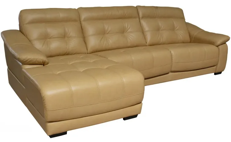 Угловой диван «Мирано» (3mL/R8mR/L) - промо - натуральная кожа