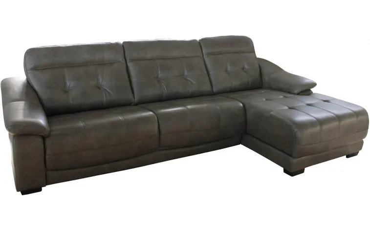 Угловой диван «Мирано» (3mL/R8mR/L) - промо - натуральная кожа