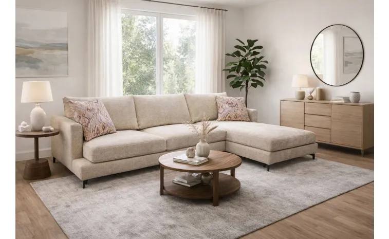 Угловой диван «Леруа 2» (3ML/R.8MR/L) - промо - ткань