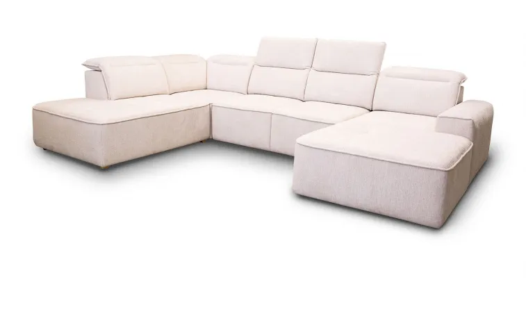 Угловой диван «Ремаро» (4L/R.90.20M.8MR/L) - ткань