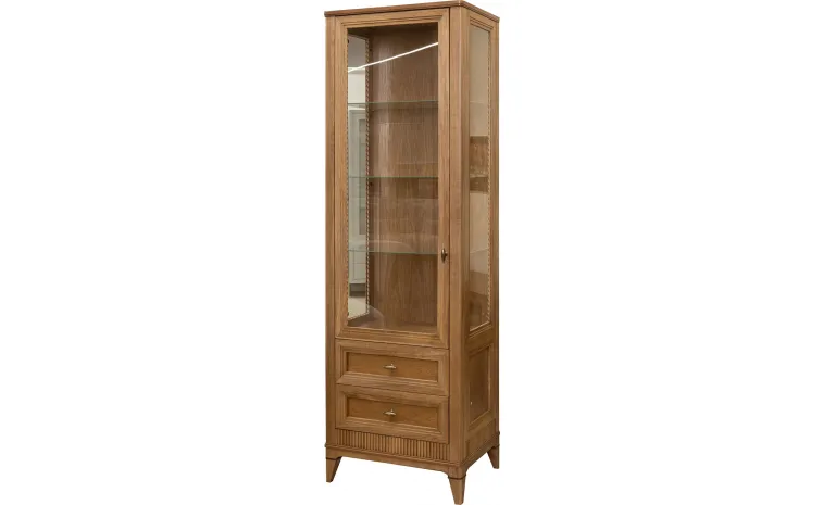 Шкаф-витрина «Калипсо» БМ2.785.0.01-01 - табак