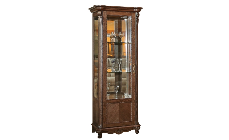 Шкаф-витрина «Алези» П1.350.0.08-01 (П350.08-01) - табак