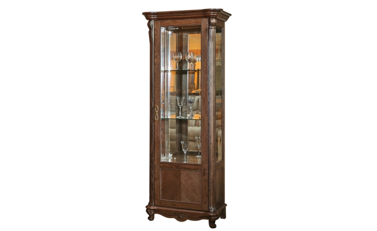Шкаф-витрина «Алези» П1.350.0.08 (П350.08) - табак