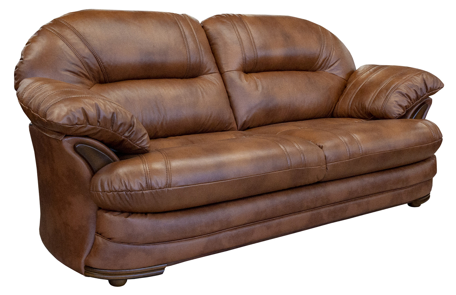 Трехместный диван размеры кожаных и ротанговых моделей кожзам для гостиной Бизон и Сандра Ривьера 68 фото