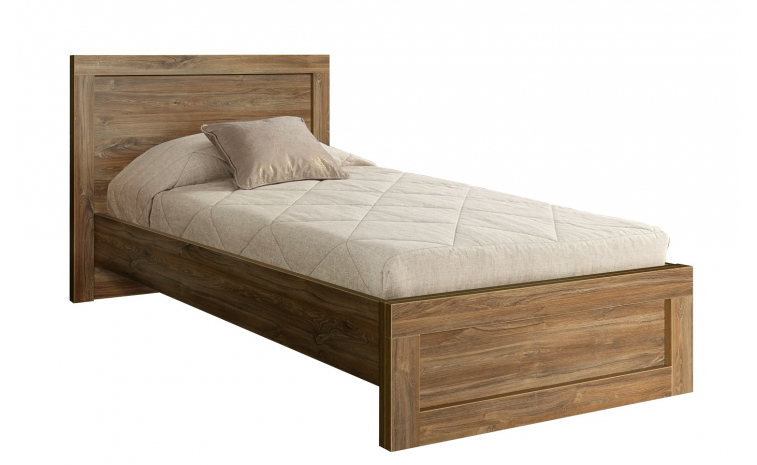 Кровать одинарная «Гранде» П6.606.1.09 (П622.09) - дуб стирлинг