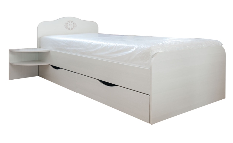 Кровать одинарная «Соната» П439.35Д15 - принт «прованс»