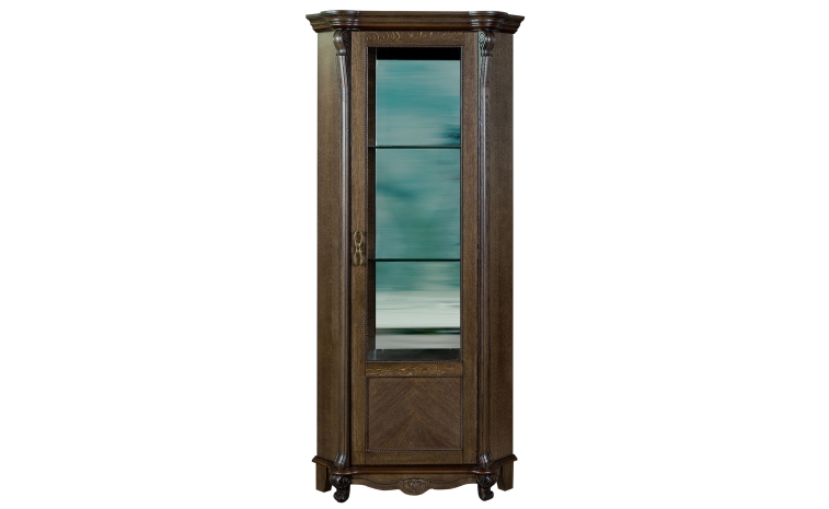 Шкаф с витриной «Алези» П1.350.0.13 (П350.13) - табак