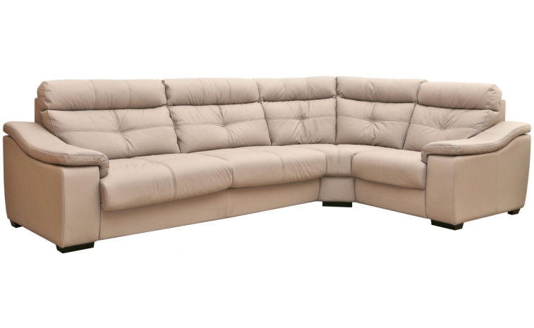 Угловой диван «Барселона» (3мL/R901R/L) - натуральная кожа