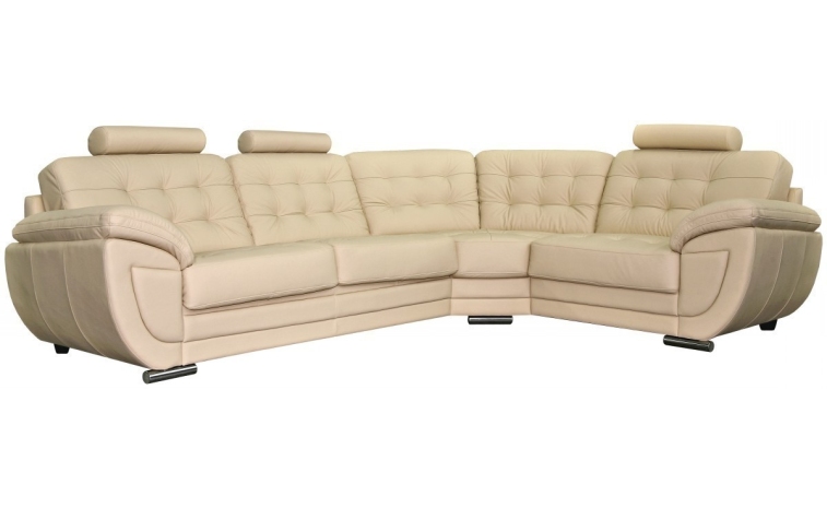 Угловой диван «Редфорд» (3мL/R901R/L) - натуральная кожа