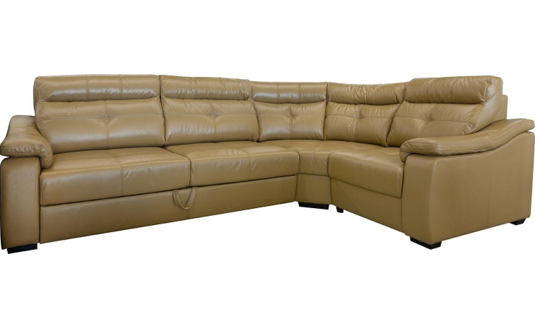 Угловой диван «Барселона 2» (3мL/R901R/L) - промо - натуральная кожа