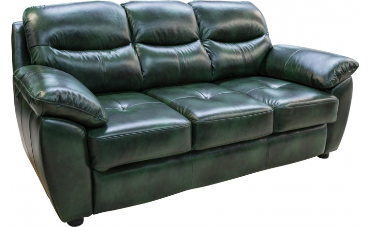 3-х местный диван «Плаза» (3м) - натуральная кожа