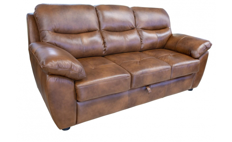 3-х местный диван «Плаза» (3м) - натуральная кожа