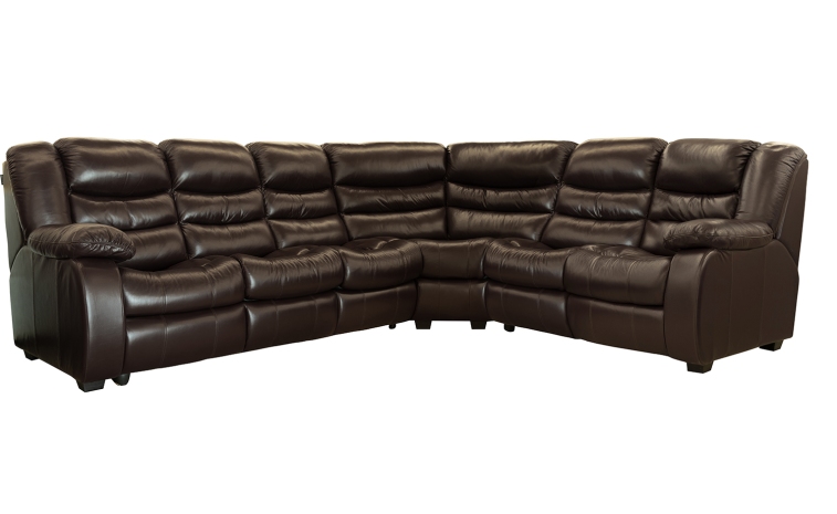 Угловой диван «Манчестер 1» (3мL/R902R/L) - натуральная кожа