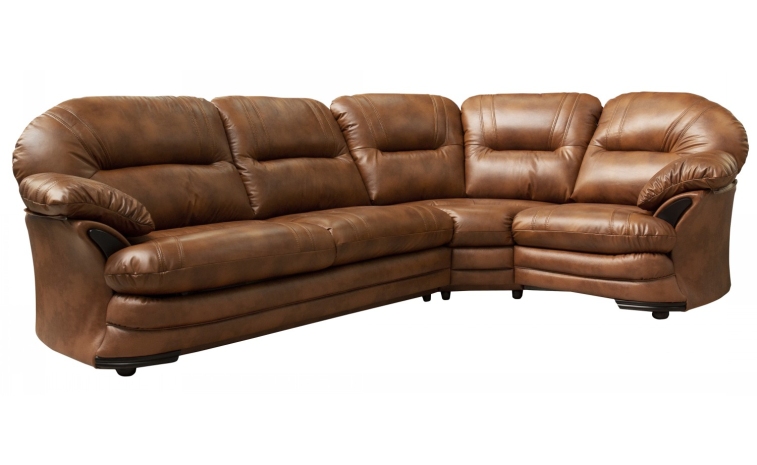 Угловой диван «Йорк» (3мL/R901R/L) - спецпредложение - натуральная кожа