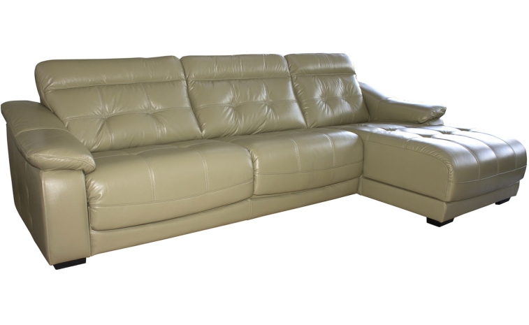 Угловой диван «Мирано» (3mL/R8mR/L) - натуральная кожа