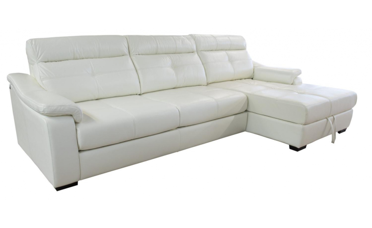 Угловой диван «Барселона 2» (3mL/R8mR/L) - промо - натуральная кожа