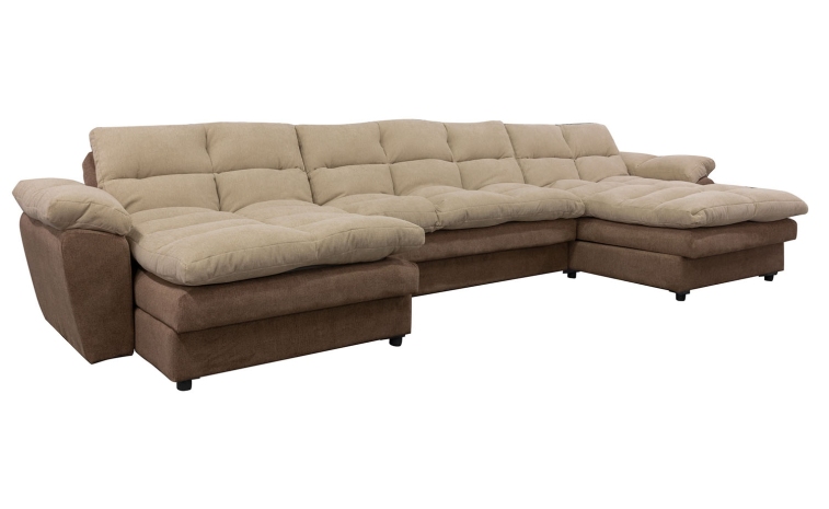 Угловой диван «Лотта» (03+6МL25M8MR+03) - ткань