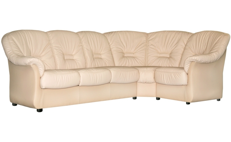 Угловой диван «Омега» (3мL/R901R/L) - спецпредложение - натуральная кожа