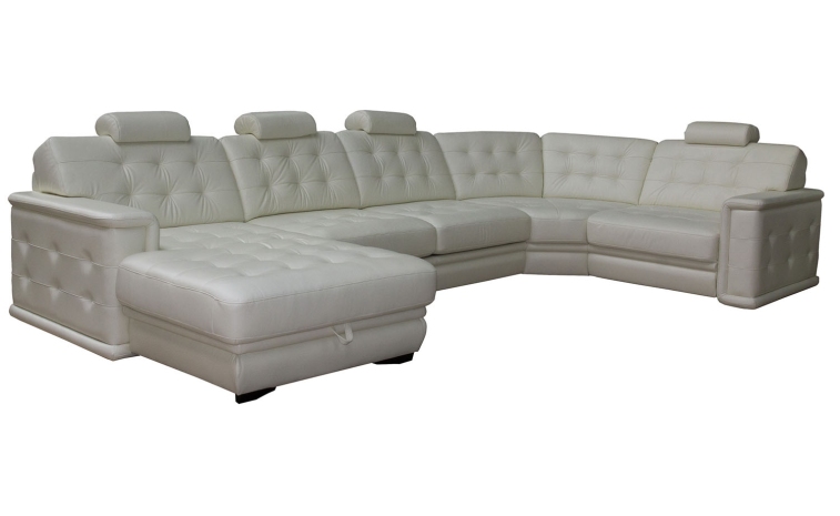 Угловой диван «Ричмонд» (1L/R90.30М8МL/R) - натуральная кожа