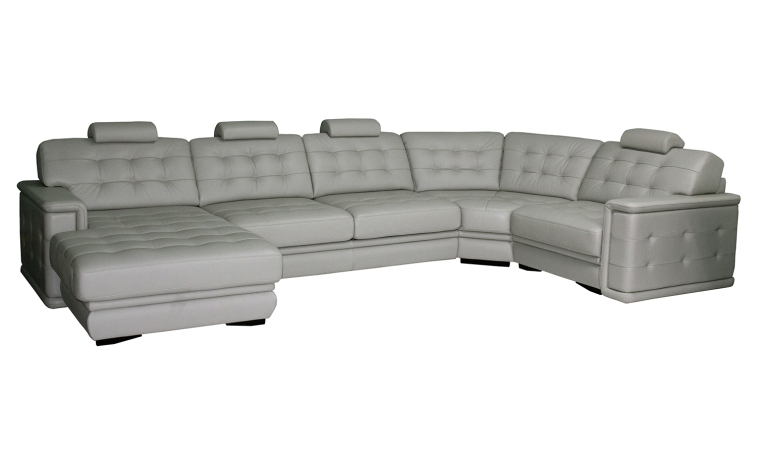 Угловой диван «Ричмонд» (1L/R90.30М8МL/R) - натуральная кожа