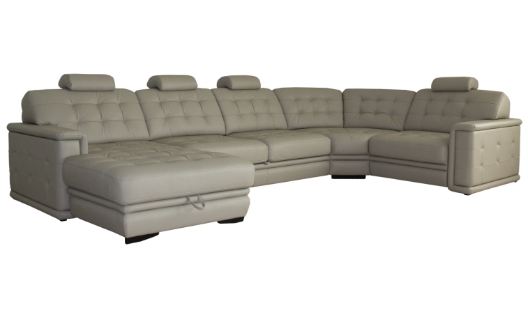 Угловой диван «Ричмонд» (1L/R90.30М8МL/R) - натуральная кожа