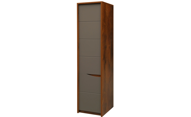 Шкаф для одежды «Монако» П6.528.1.09-01 (П528.09) - дуб саттер+серый мокко