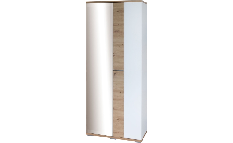 Шкаф для одежды «Сигно» П6.640.3.03 (П640.03) - белый матовый+дуб онтарио