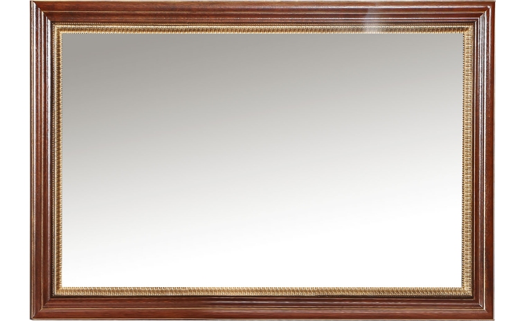 Зеркало настенное «Альба 09» П4.485.0.09 (П485.09) - палисандр с золочением