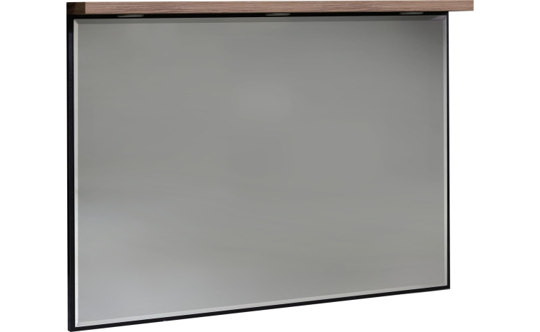 Зеркало настенное «Гвиана» П631.03 - sale - чёрный+пихта брамберг