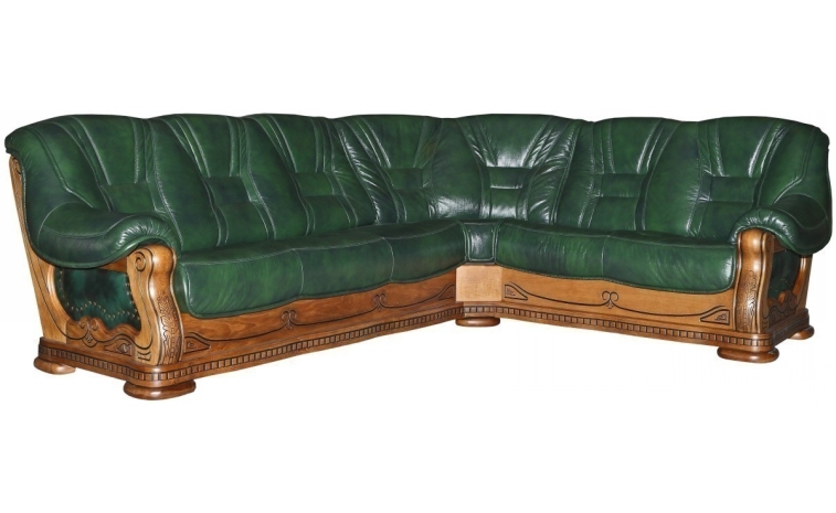 Угловой диван «Консул 2020/2020(-С)» (3мL/R902R/L) - спецпредложение - натуральная кожа
