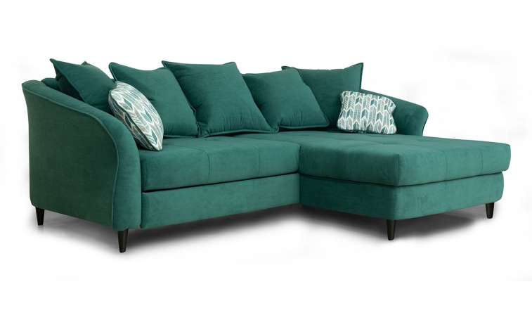 Угловой диван «Роберто 1» (2ML/R.8MR/L) - Только онлайн - ткань