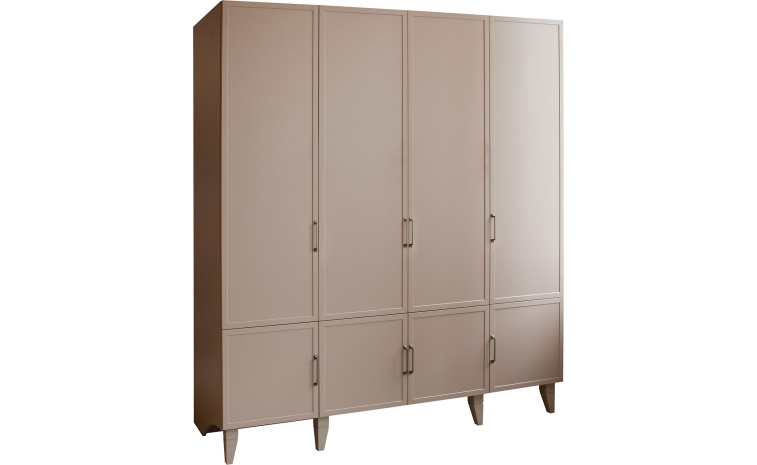 Шкаф для одежды 4Д «Наполи» П7.054.1.14 - капучино