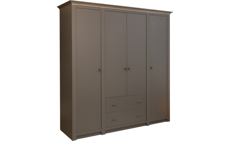 Шкаф для одежды «Сорбонна» П7.055.1.16 - кобальт серый