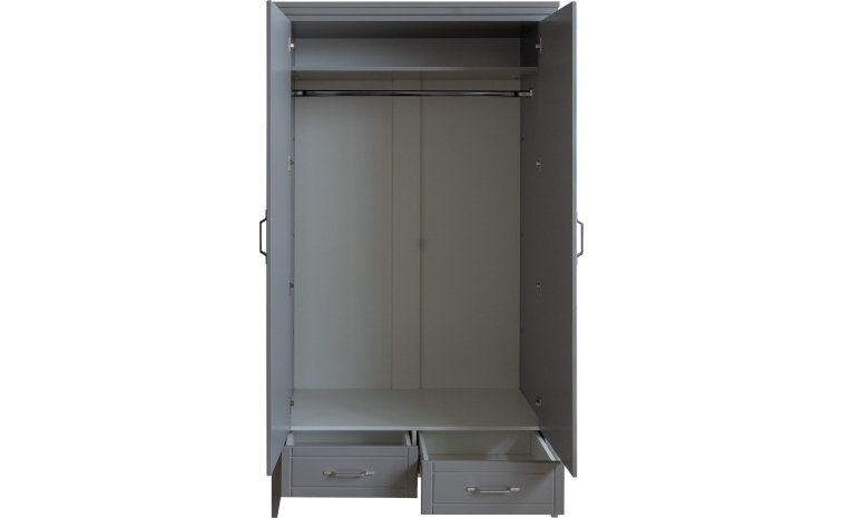 Шкаф для одежды 2д «Орли» П3.590.1.03 - платина