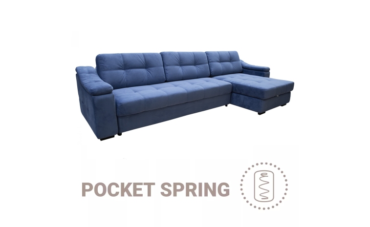 Угловой диван «Инфинити Люкс» (3мL/R8мR/L) - ткань