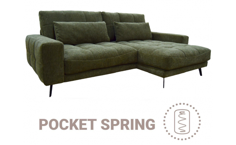 Угловой диван «Амато» (2ML/R.6R/L) - ткань