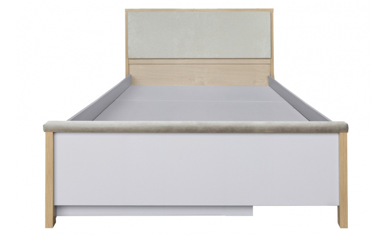 Кровать 1-12 «Портус» П3.600.1.11 - пепел + дуб мадуро