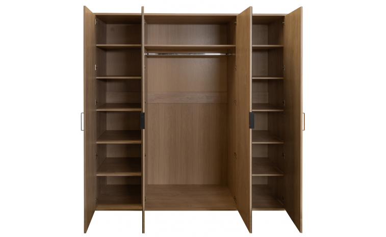 Шкаф для одежды 4д «Поинт» БМ2.665.1.02-01 - дуб мадура