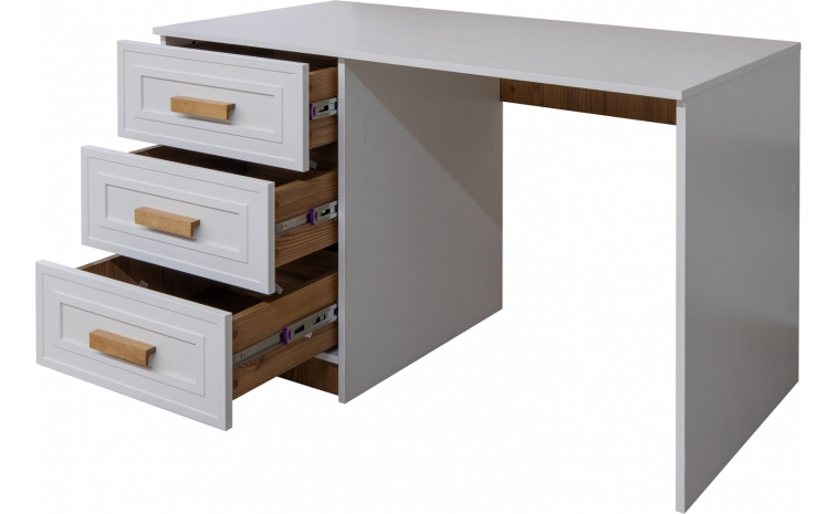 Стол письменный «Порта» П7.061.1.51 - белый + кедр орегон