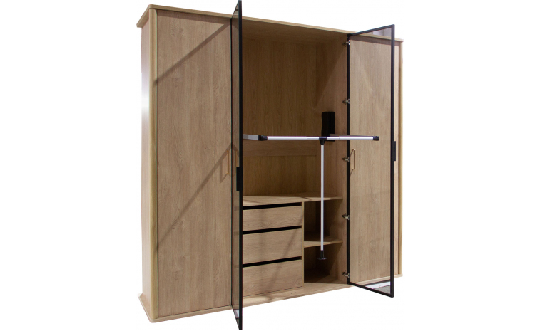 Шкаф для одежды 4д «Поинт» БМ2.665.1.08-01 - дуб мадура